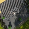 Przyścienna Pergola tarasowa aluminiowa NORDVIC Skyline LED Light - 3 x 4 m Antracyt